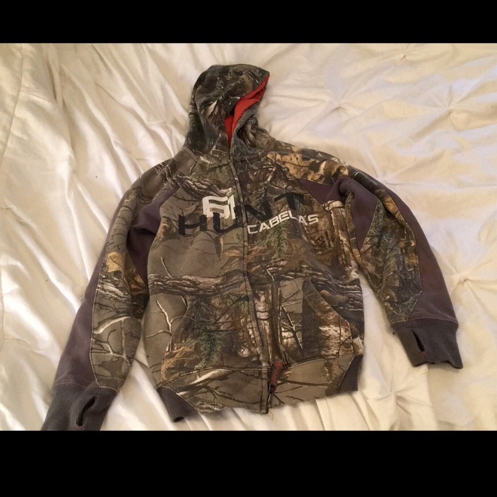 Boys Cabela’s zip hoodie